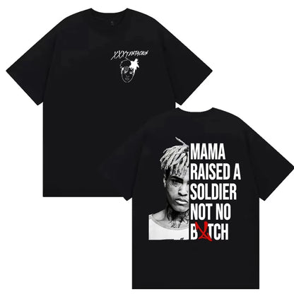 Rapper XXXTentacion Tour 2026 Graphic T Shirt Men's Vintage Hip Hop Short Sleeve T-shirts Casual pure Cotton T-shirt Streetwear