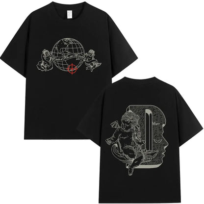 Rapper Duki ADA Tour Merch T-shirt Men's Women Clothing Cotton Cozy Oversized T-shirts Hip Hop Short Sleeve T Shirts Streetwear