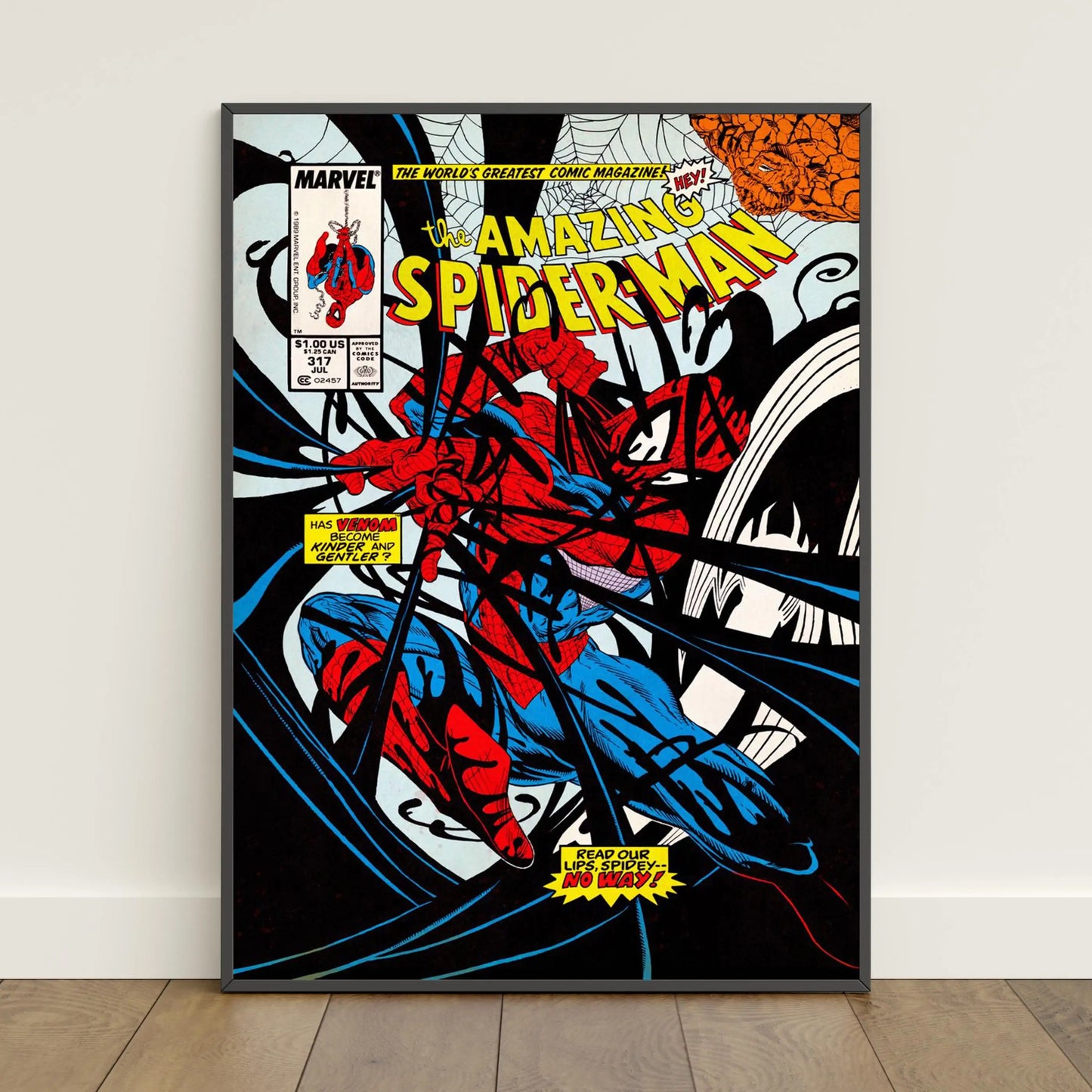 Spiderman Comic Book Covers Poster _ Peter Parker Wall Art _ Movie Canvas Print