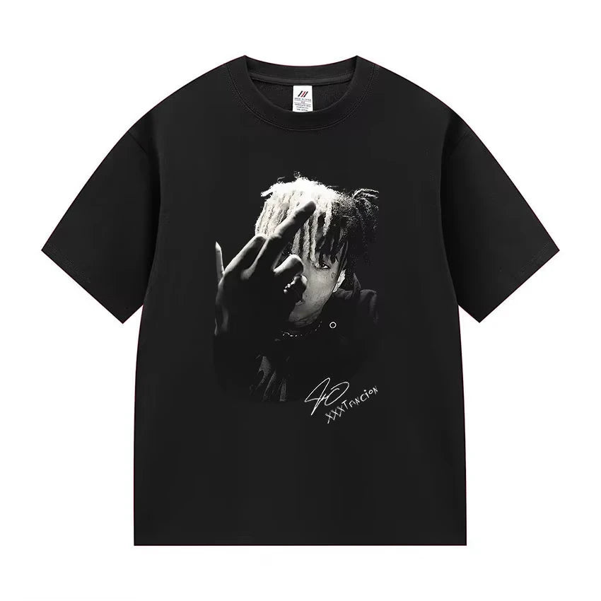 Rapper XXXTentacion Album 2026 Graphic T Shirt Men's Hip Hop Retro Style Short Sleeve T-shirts Casual Cotton T-shirt Streetwear