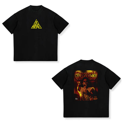 Rapper Canserbero Cotton Print T-Shirts Men Women Casual Fashion Oversized Hip Hop Short Sleeve T Shirt Male Tees Tops Man