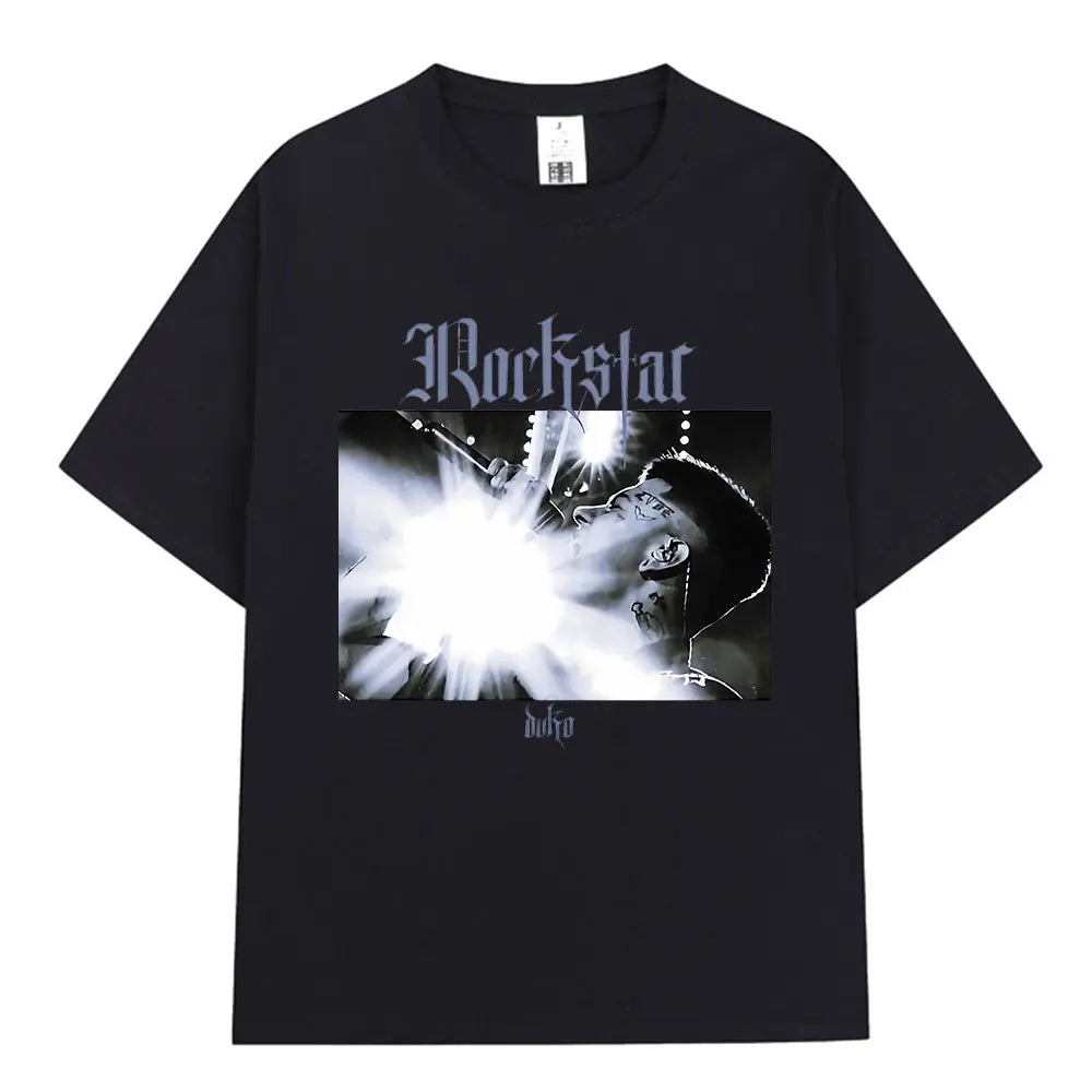 Rapper Duki ADA Tour Merch T-shirt Men's Women Clothing Cotton Cozy Oversized T-shirts Hip Hop Short Sleeve T Shirts Streetwear