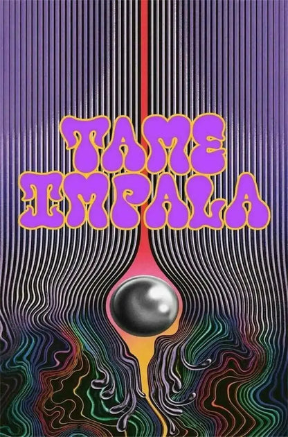 Pop Rock Singer Tame Impala Poster Aesthetic Rapper Music Album Currents Home Decoration Canvas Print Wall Art Room Decor