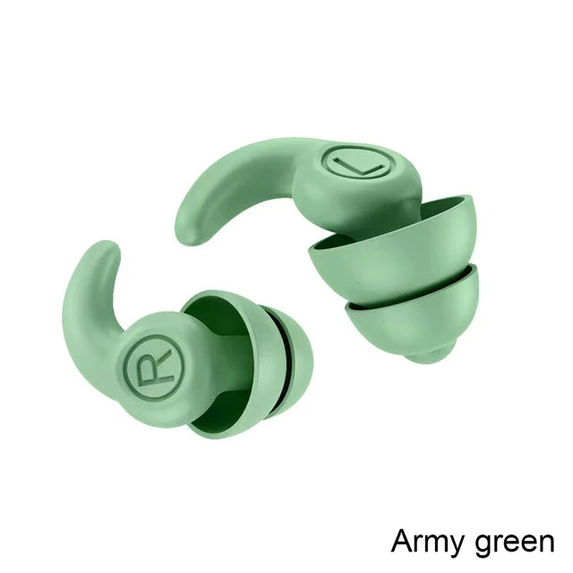 Sleep Noise Reduction Silicone Earplug Ear Protection Earplugs Anti-Noise Waterproof Plug For Travel Work Waterproof Earplugs