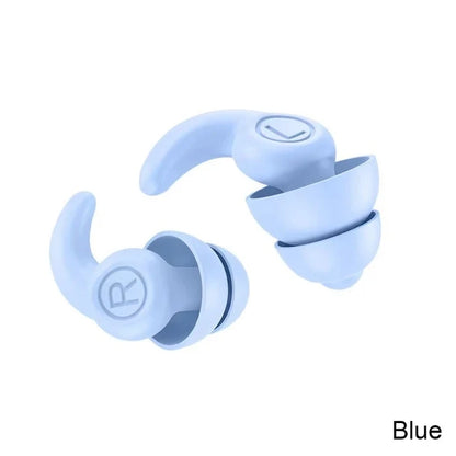 Anti Noise Silicone Earplug Sleep Noise Reduction Ear Plug Canceling Soundproof Ear Plugs Waterproof Swimming Soft Ear Protector