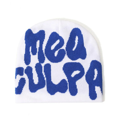 Hip-Hop Knitted Hat Kpop Beanies Hat Street Pullover Hat for Men Women Winter Outdoor Riding Sports Hat Elastic Skullies Hat