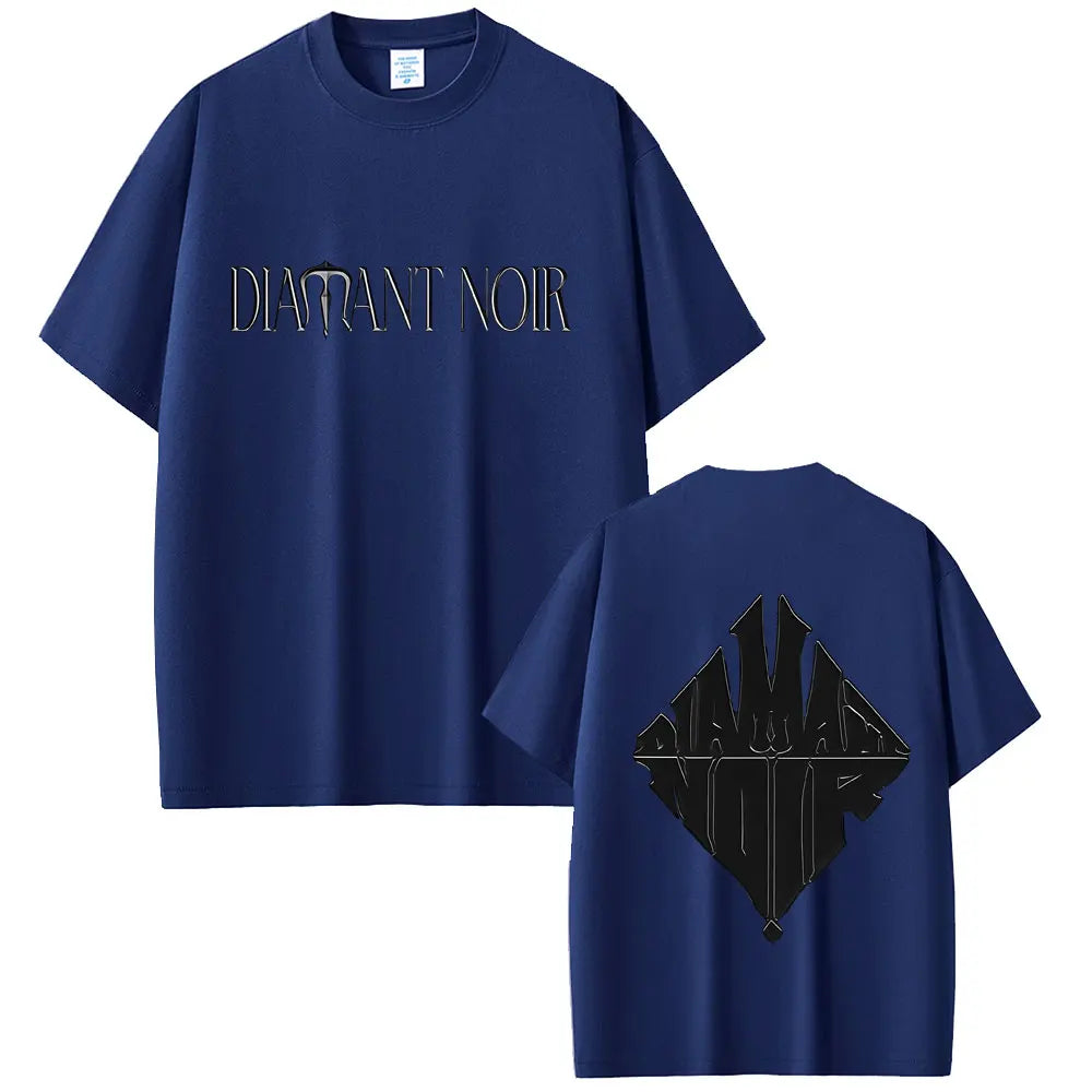 Rapper WeRenoi Diamant Noir Graphic T-shirt Men Women Hip Hop Fashion Pop Music T-shirts Male female Casual Vintage T Shirt