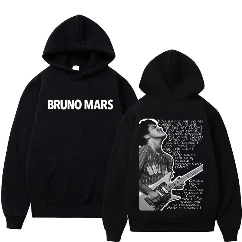 Rapper Bruno Mars Harajuku Double Sided Long Sleeve Hip Hop Sweatshirt Mens Women Autumn_Winter Popular Oversized Casual Hoodie