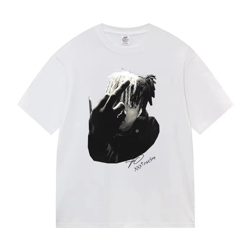 Rapper XXXTentacion Album 2026 Graphic T Shirt Men's Hip Hop Retro Style Short Sleeve T-shirts Casual Cotton T-shirt Streetwear