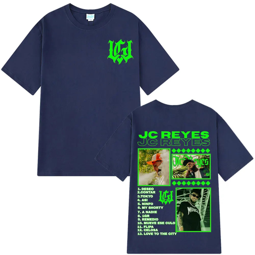 Rapper Jc Reyes Tour Graphic T Shirts Men Fashion T-shirts Cotton Casual Oversized Hip Hop Harajuku Streets T-shirts
