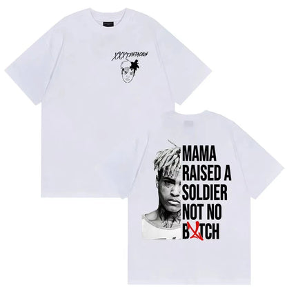 Rapper XXXTentacion Tour 2026 Graphic T Shirt Men's Vintage Hip Hop Short Sleeve T-shirts Casual pure Cotton T-shirt Streetwear