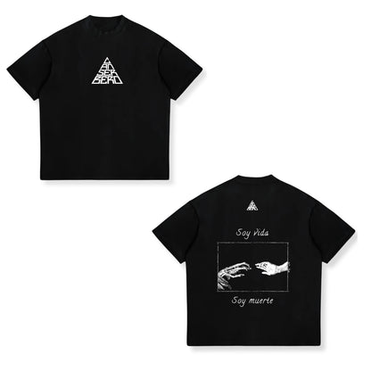 Rapper Canserbero Cotton Print T-Shirts Men Women Casual Fashion Oversized Hip Hop Short Sleeve T Shirt Male Tees Tops Man