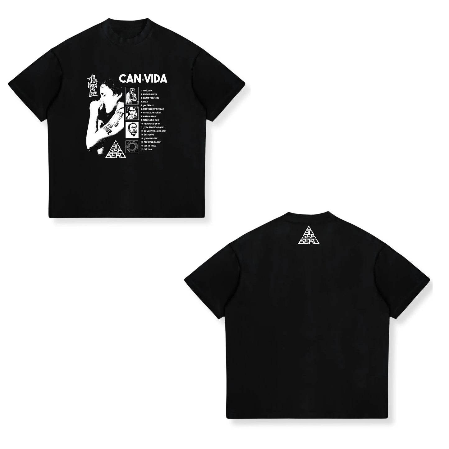 Rapper Canserbero Cotton Print T-Shirts Men Women Casual Fashion Oversized Hip Hop Short Sleeve T Shirt Male Tees Tops Man