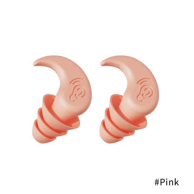 Sleep Noise Reduction Silicone Earplug Ear Protection Earplugs Anti-Noise Waterproof Plug For Travel Work Waterproof Earplugs