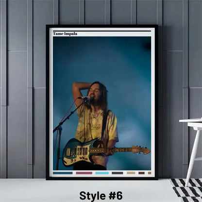 Pop Rock Singer Tame Impala Poster Aesthetic Rapper Music Album Currents Home Decoration Canvas Print Wall Art Room Decor