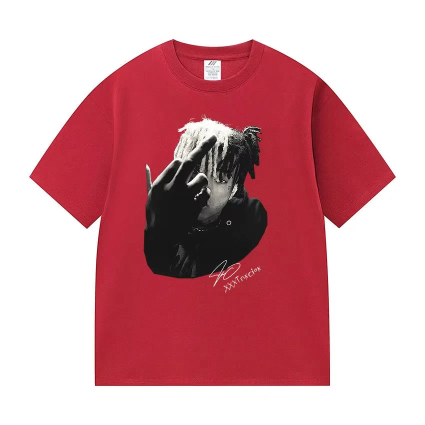 Rapper XXXTentacion Album 2026 Graphic T Shirt Men's Hip Hop Retro Style Short Sleeve T-shirts Casual Cotton T-shirt Streetwear