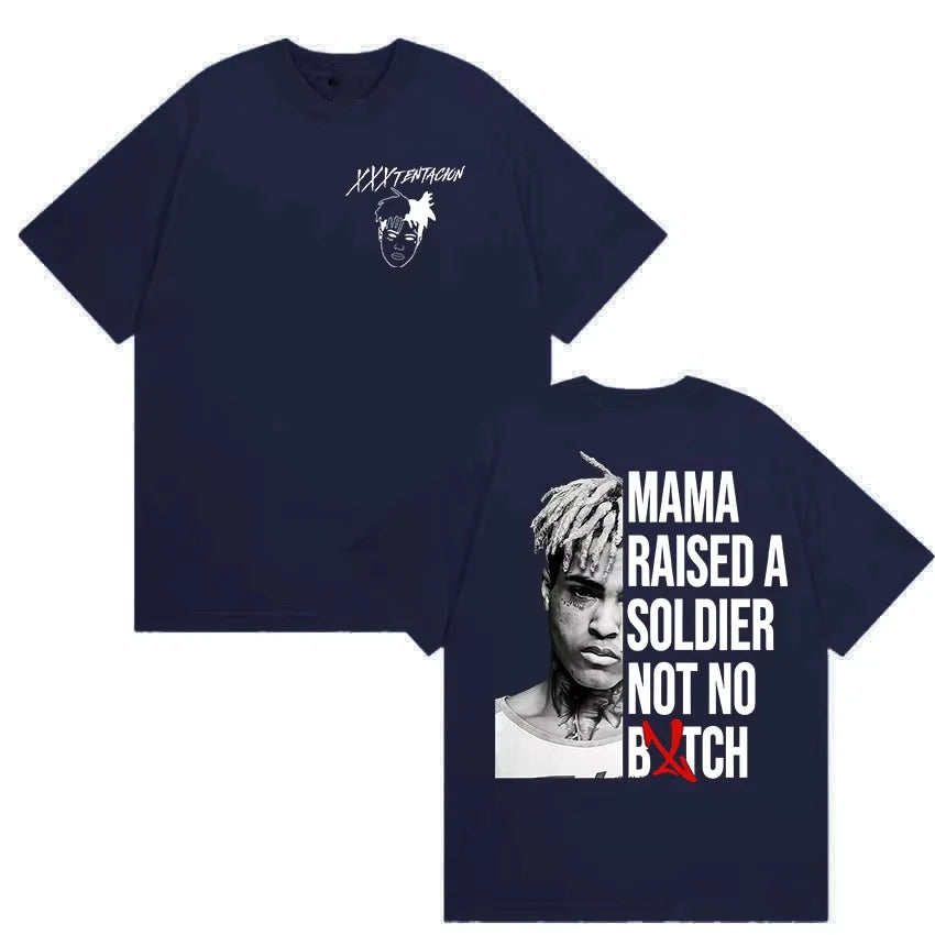Rapper XXXTentacion Tour 2026 Graphic T Shirt Men's Vintage Hip Hop Short Sleeve T-shirts Casual pure Cotton T-shirt Streetwear