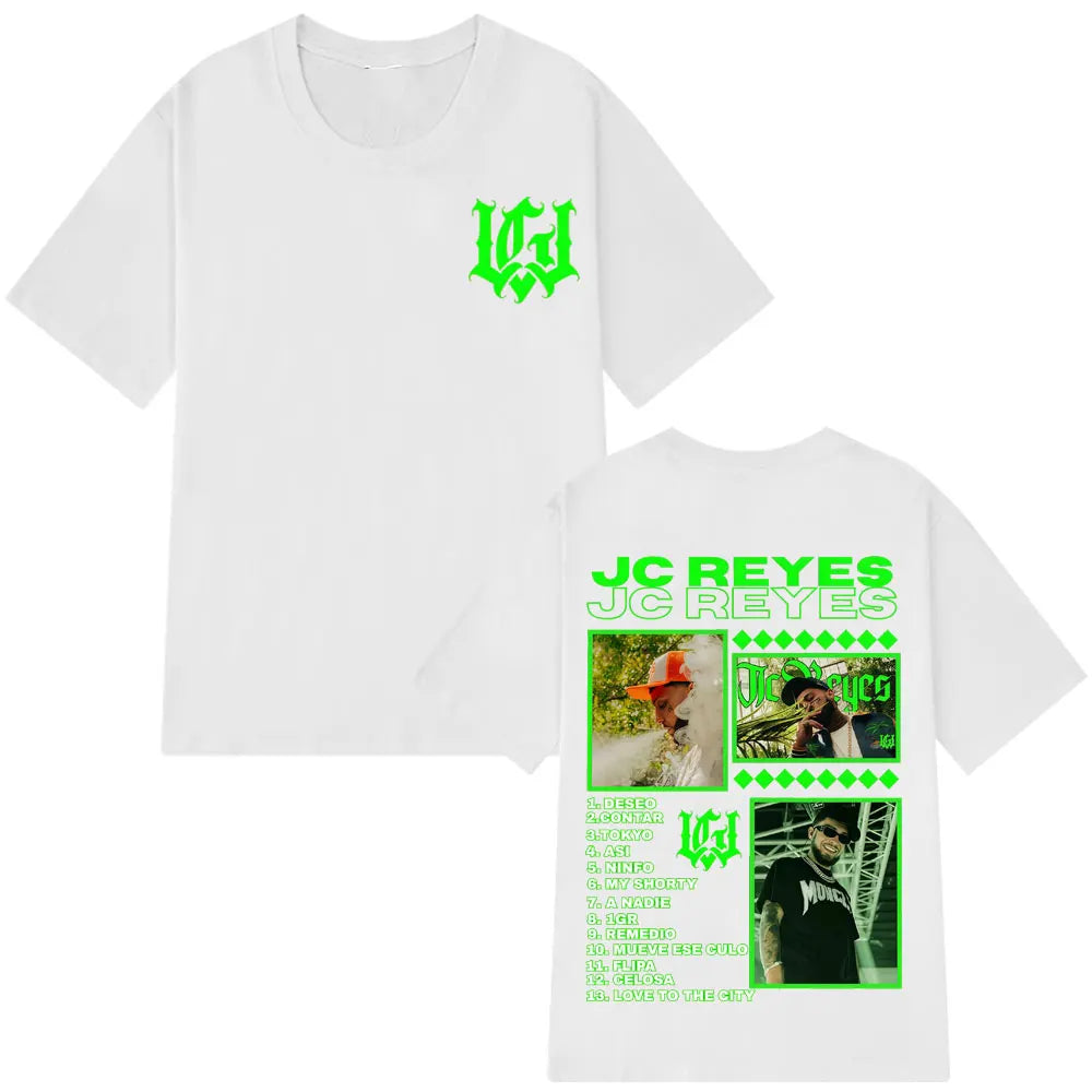 Rapper Jc Reyes Tour Graphic T Shirts Men Fashion T-shirts Cotton Casual Oversized Hip Hop Harajuku Streets T-shirts