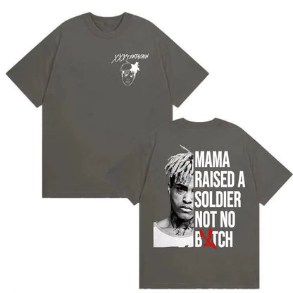 Rapper XXXTentacion Tour 2026 Graphic T Shirt Men's Vintage Hip Hop Short Sleeve T-shirts Casual pure Cotton T-shirt Streetwear