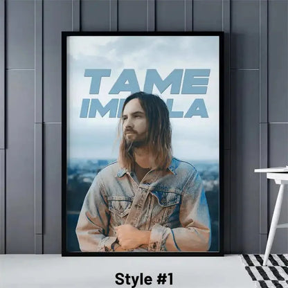 Pop Rock Singer Tame Impala Poster Aesthetic Rapper Music Album Currents Home Decoration Canvas Print Wall Art Room Decor
