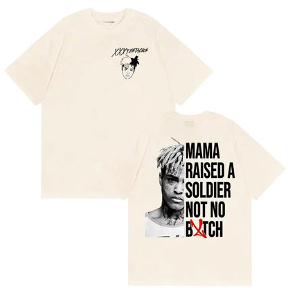 Rapper XXXTentacion Tour 2026 Graphic T Shirt Men's Vintage Hip Hop Short Sleeve T-shirts Casual pure Cotton T-shirt Streetwear