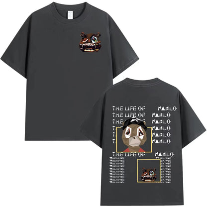Rapper Kanye West Graduation Bear T-shirts Men's Women Fashion Hip Hop Short Sleeve T-shirt Cotton Oversized T Shirts Streetwear