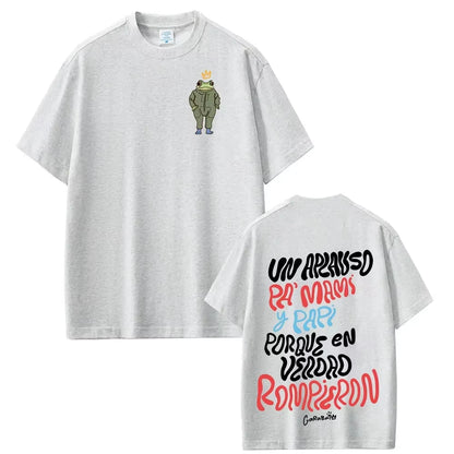 Rapper Bad Bunny Tour 2026 Album Merch T Shirt Debi Tirar Mas Fotos DTMF Fashion T-shirt Men Hip Hop Pop Music Short Sleeve Top