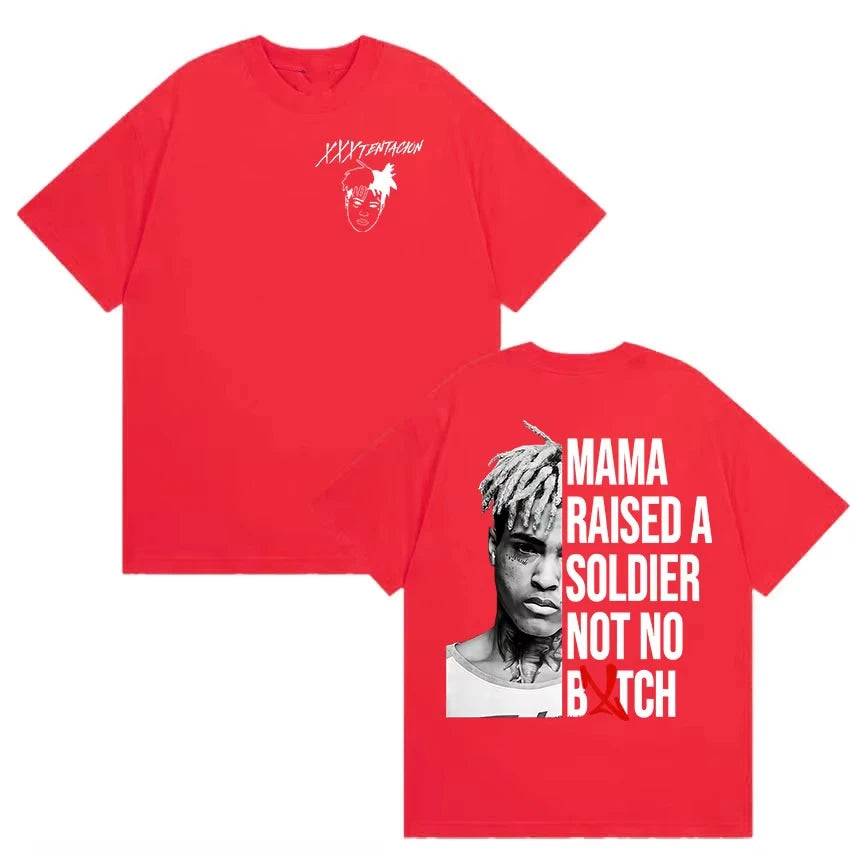 Rapper XXXTentacion Tour 2026 Graphic T Shirt Men's Vintage Hip Hop Short Sleeve T-shirts Casual pure Cotton T-shirt Streetwear