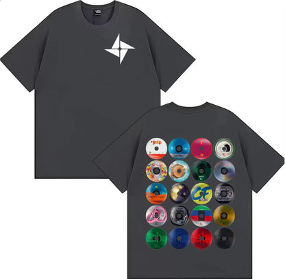 Rapper Orelsan Aesthetic Hip Hop Short Sleeve Tshrit Mens Women Harajuku Clothing Teenagers pure Cotton Tshrits Streetwear