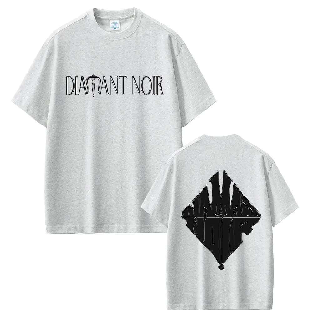 Rapper WeRenoi Diamant Noir Graphic T-shirt Men Women Hip Hop Fashion Pop Music T-shirts Male female Casual Vintage T Shirt