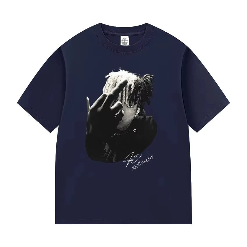 Rapper XXXTentacion Album 2026 Graphic T Shirt Men's Hip Hop Retro Style Short Sleeve T-shirts Casual Cotton T-shirt Streetwear