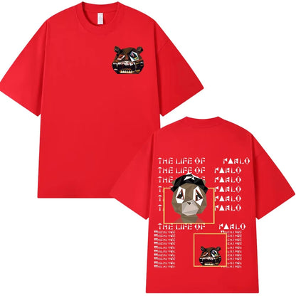 Rapper Kanye West Graduation Bear T-shirts Men's Women Fashion Hip Hop Short Sleeve T-shirt Cotton Oversized T Shirts Streetwear