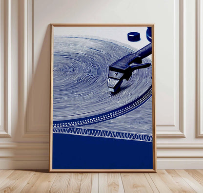 Modern Pop Record Player Music Posters DJ Hip Hop Dancing Couple Prints Canvas Painting Wall Art Pictures Home Living Room De