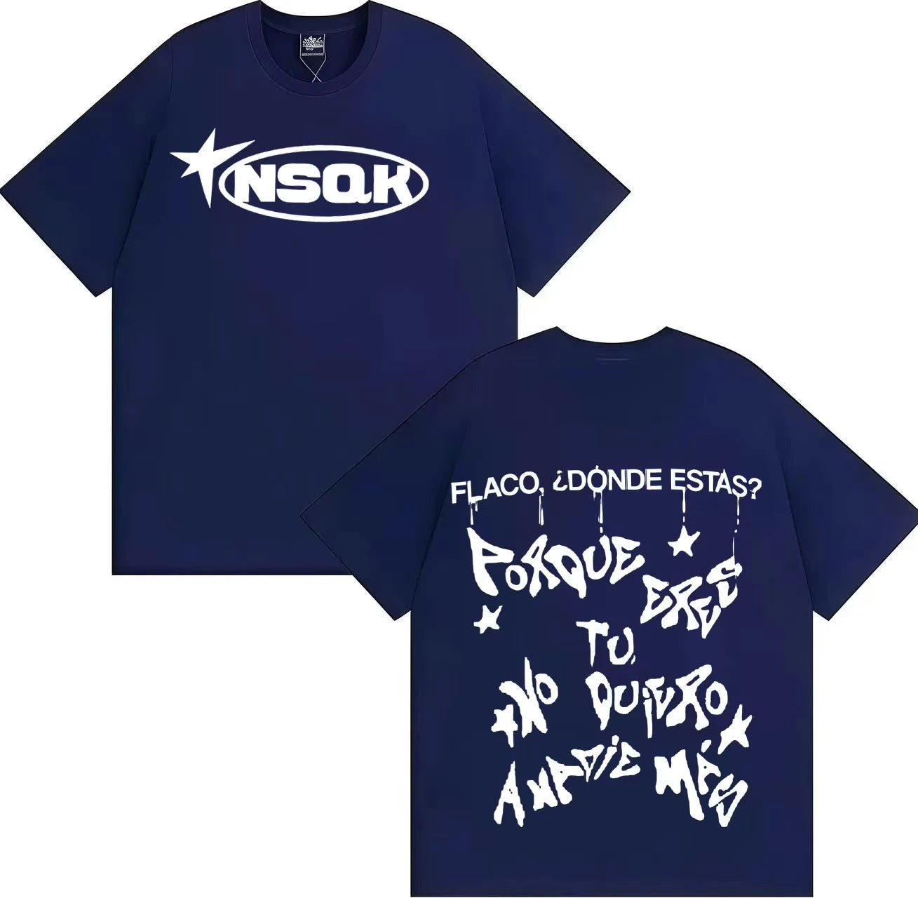 Rapper Nsqk Do You Think about Me Letters Print T-shirt Mens Popluar Hip Hop Comfort T-shirts Casual Y2K Short Sleeve Tshrits