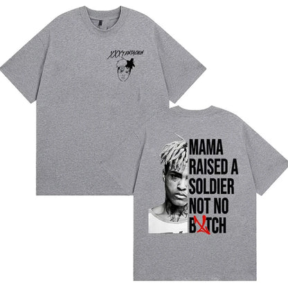 Rapper XXXTentacion Tour 2026 Graphic T Shirt Men's Vintage Hip Hop Short Sleeve T-shirts Casual pure Cotton T-shirt Streetwear
