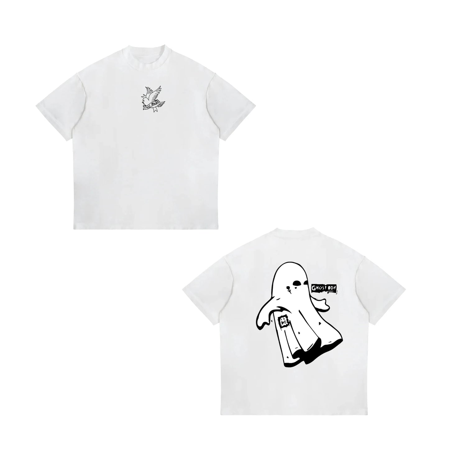 Rapper Lil Peep Hell Boy Graphic TShirt Men's Cool Hip Hop Fashion T-Shirts Men Women Cotton Oversized Tee Shirt Streetwear