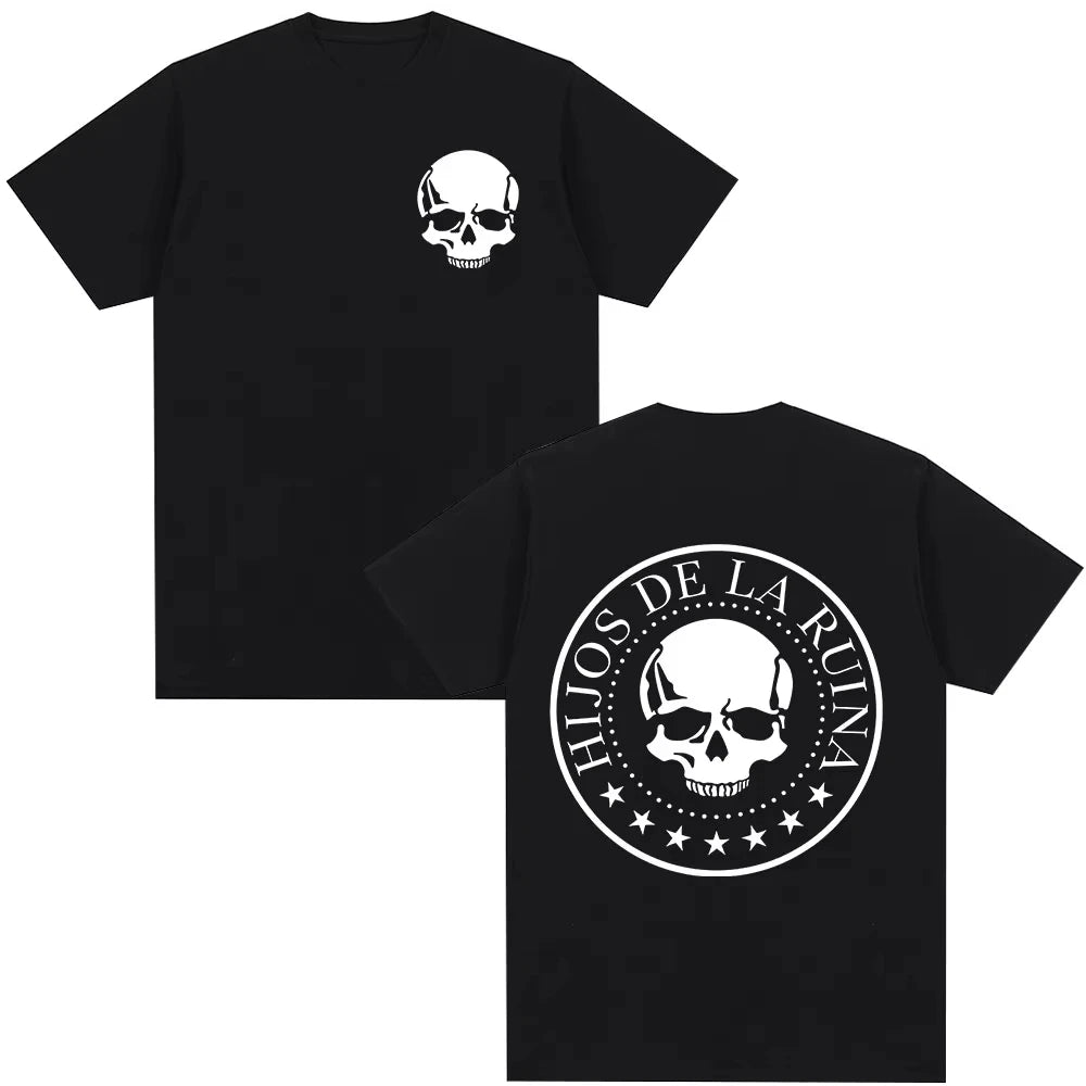 Rapper Natos Y Waor 100%cotton Men's Shirt Summer Graphics Shirts Women's Y2k Hip Hop Short Sleeve Streetwear Tshirt