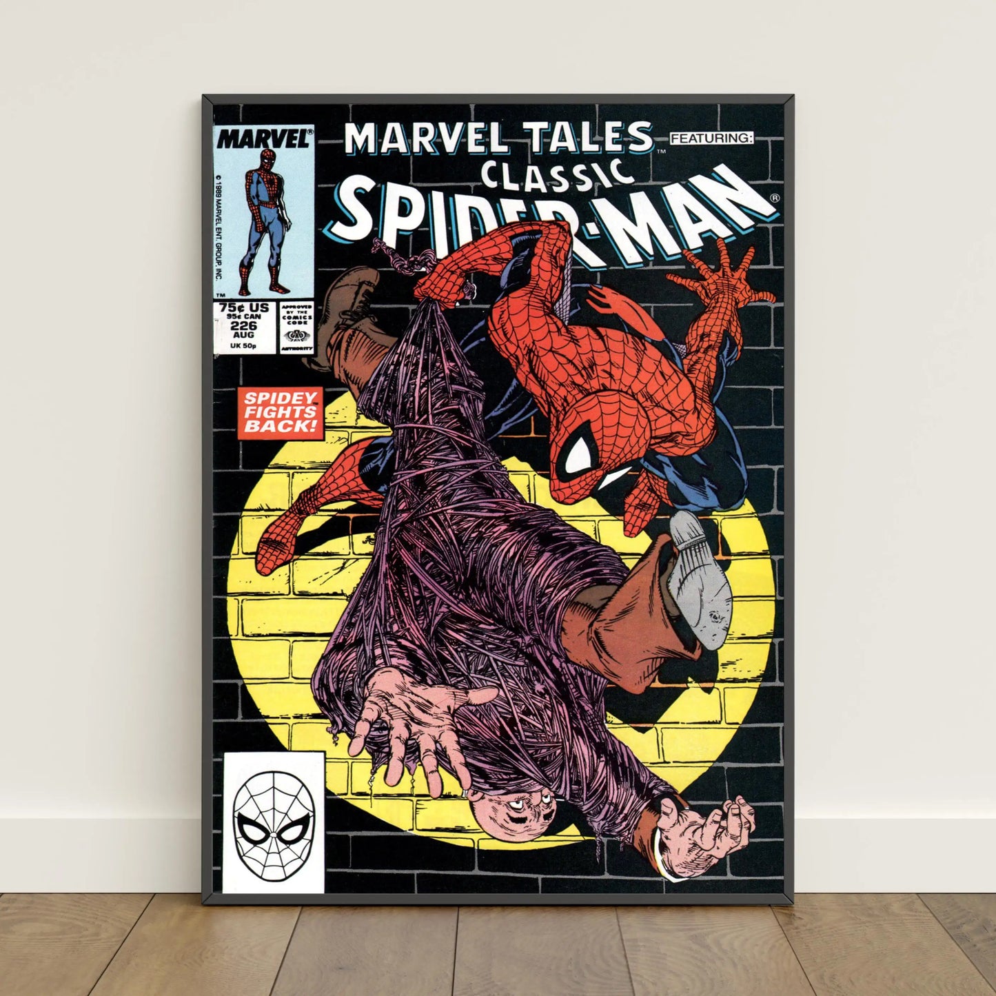 Spiderman Comic Book Covers Poster _ Peter Parker Wall Art _ Movie Canvas Print