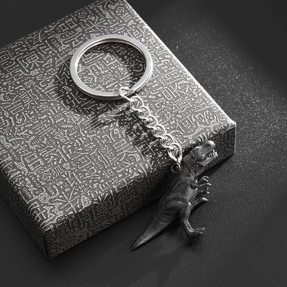 Hip-Hop Little Dinosaur Keychain Car Pendant Suitable for Men and Women Fashion Punk Personality Birthday Gift