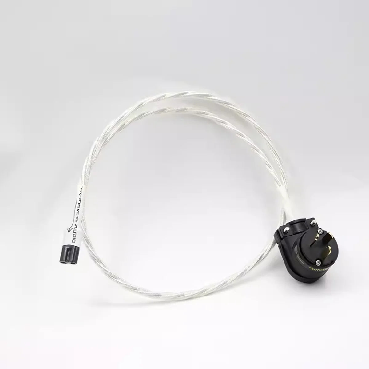 7NOCC Audiophile-grade audio power cord featuring single-crystal copper with silver plating and an mini8-shaped tail connector