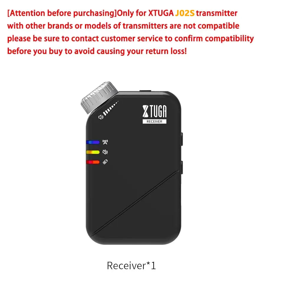 2.4G Professional Wireless In Ear Monitor System J02S for Studio Band Rehearsal Live Performance Concert Pocket Monitor System