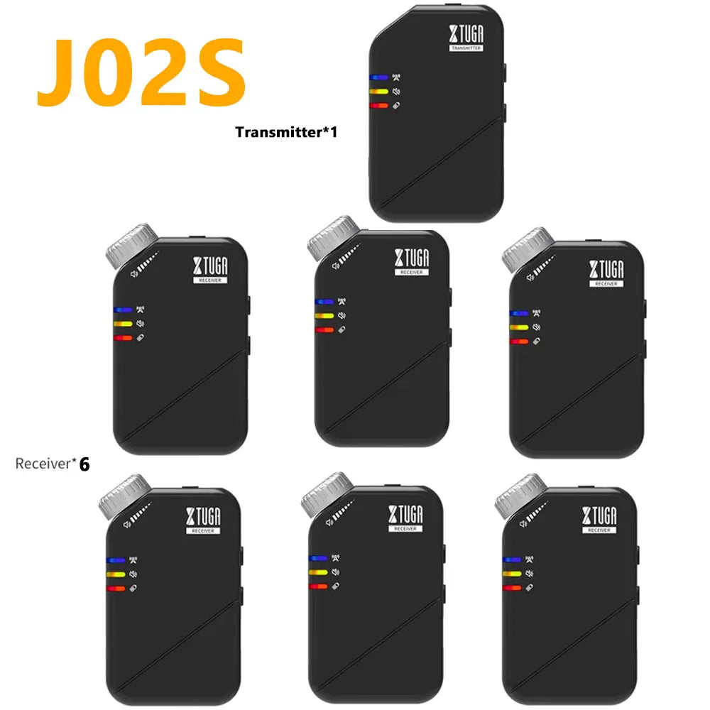 2.4G Professional Wireless In Ear Monitor System J02S for Studio Band Rehearsal Live Performance Concert Pocket Monitor System