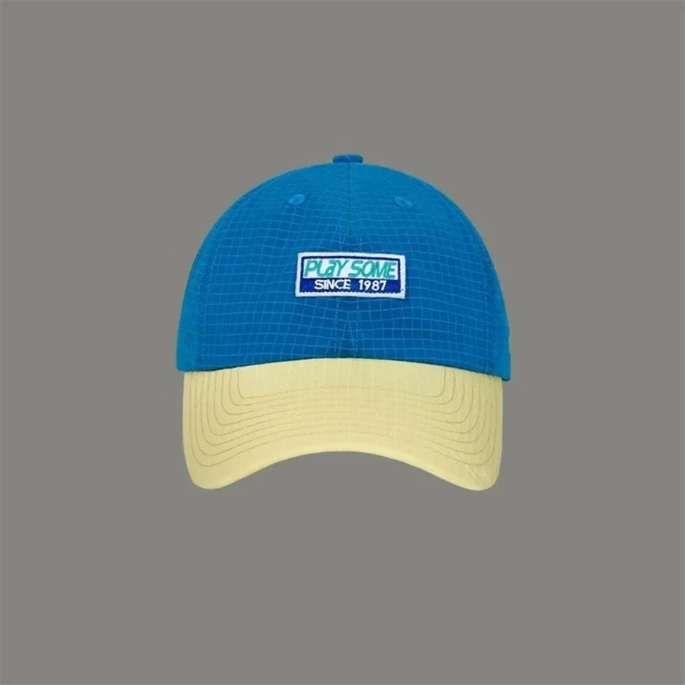 Retro Japanese Style Hip-hop Hats 5 Panel Thin Flat Brimmed Baseball Cap Quick-drying Breathable Sunscreen Hat Unisex