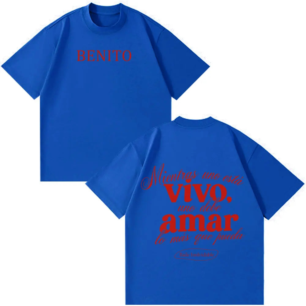 Rapper Bad Bunny Fashion Graphics 2026 Tour Tshirt Men Women Loose Casual Aesthetic Trendy T Shirts Hip-hop T-shirts Streetwear