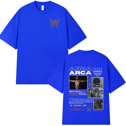 Rapper Arcangel Album T shirt Mens Women Clothing Hip Hop Fashion Oversized Short Sleeve T-shirt Casual Cotton T-shirts Fan Gift