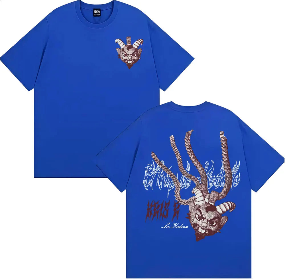 Rapper Kris R Ec Trap De Medallo Album Merch T Shirt Men's Clothing Harajuku Streetwear T-shirt High Quality 100% Cotton Tshirts