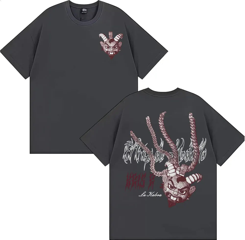 Rapper Kris R Ec Trap De Medallo Album Merch T Shirt Men's Clothing Harajuku Streetwear T-shirt High Quality 100% Cotton Tshirts