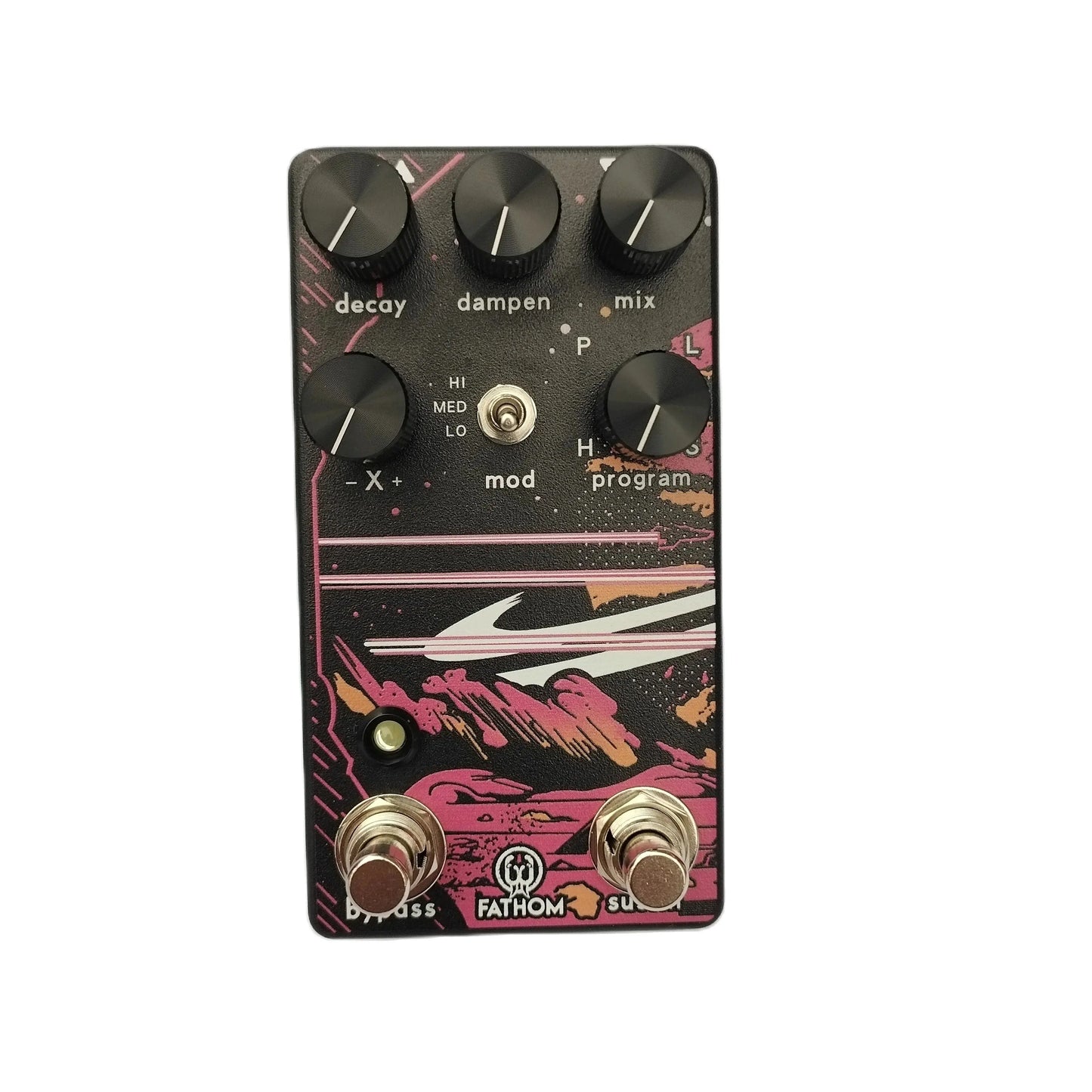 Xiao 1:1 Pedals Walrus Audio Fathom Multi Reverb and Arp-87 Delay Guitar Pedal