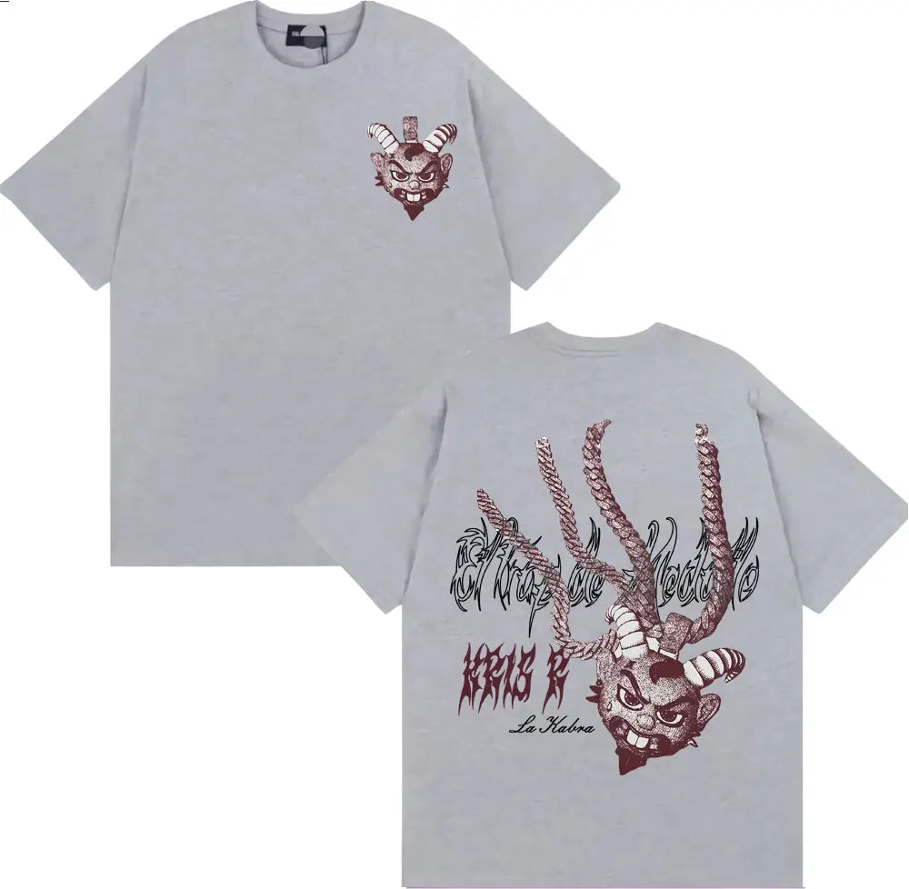 Rapper Kris R Ec Trap De Medallo Album Merch T Shirt Men's Clothing Harajuku Streetwear T-shirt High Quality 100% Cotton Tshirts
