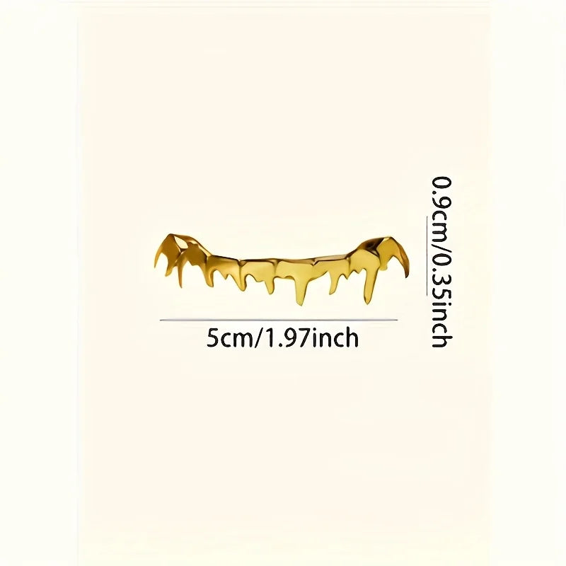 Fashionable Hip-Hop Dental Accessories, Niche Design, Teardrop Dental Ornaments, Hip-Hop Rap Braces, Teardrop Dental Ornaments